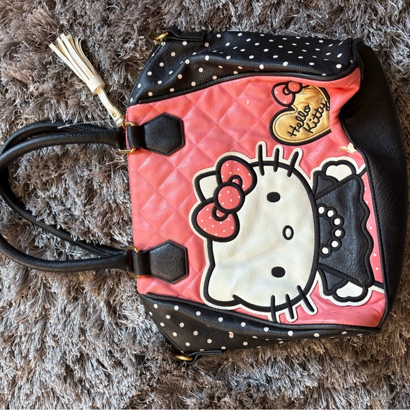 Hello Kitty Pink and Black Tote Bag - Picture 1 of 4